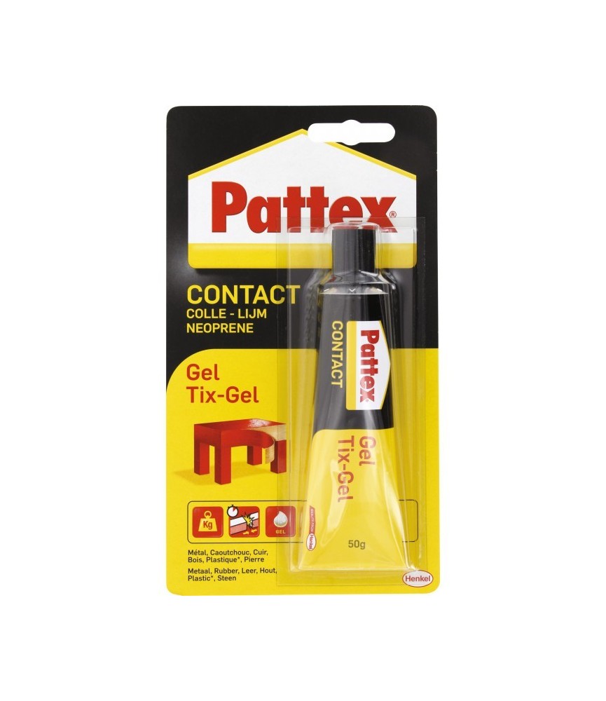 Colle contact Néoprène Pattex - Gel - Tube 50 g Colle contact Néoprène Pattex - Gel - Tube 50 g