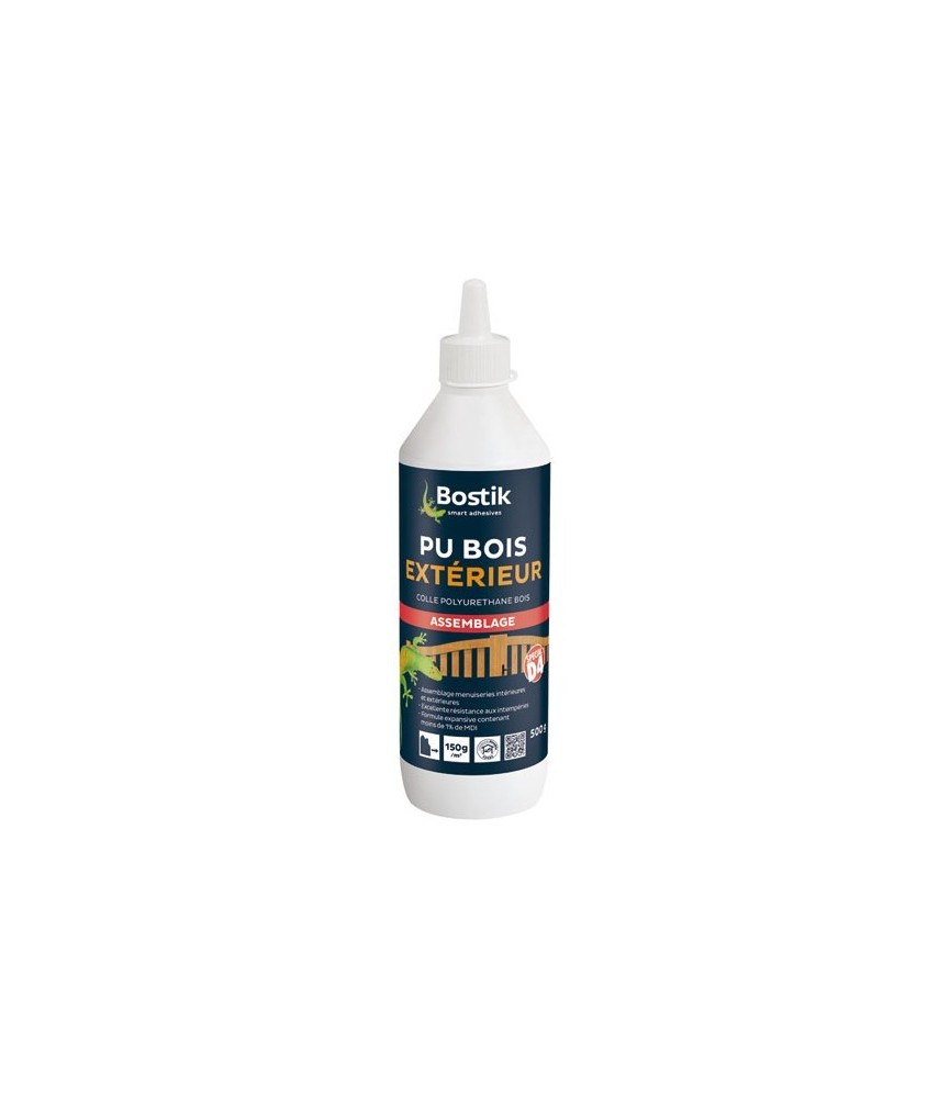 Colle à bois PU extérieur - 500 g Colle à bois PU extérieur - 500 g
