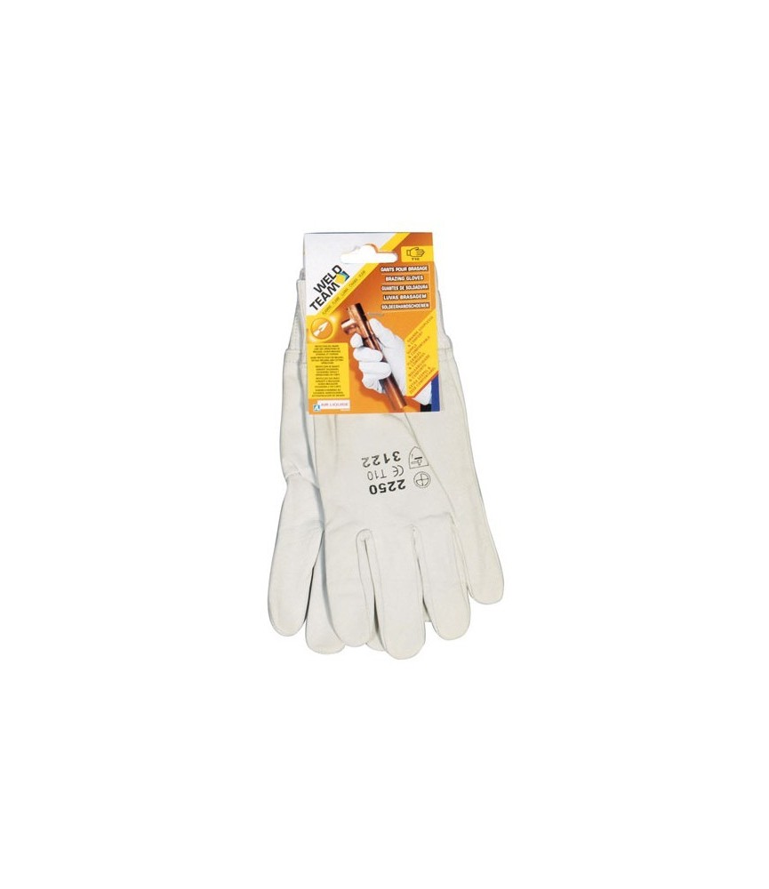 Gants de brasage courts - WELD TEAM Gants de brasage courts - WELD TEAM