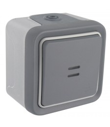 Interrupteur en saillie Legrand - Plexo - Gris - Lumineux