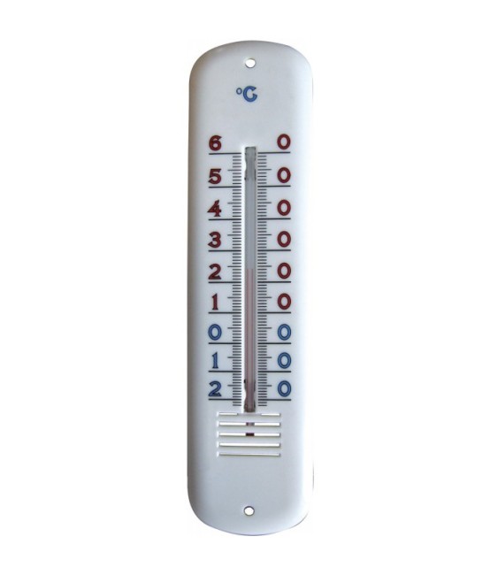Thermomètre plastique / Blanc - 190 x 47 - STIL