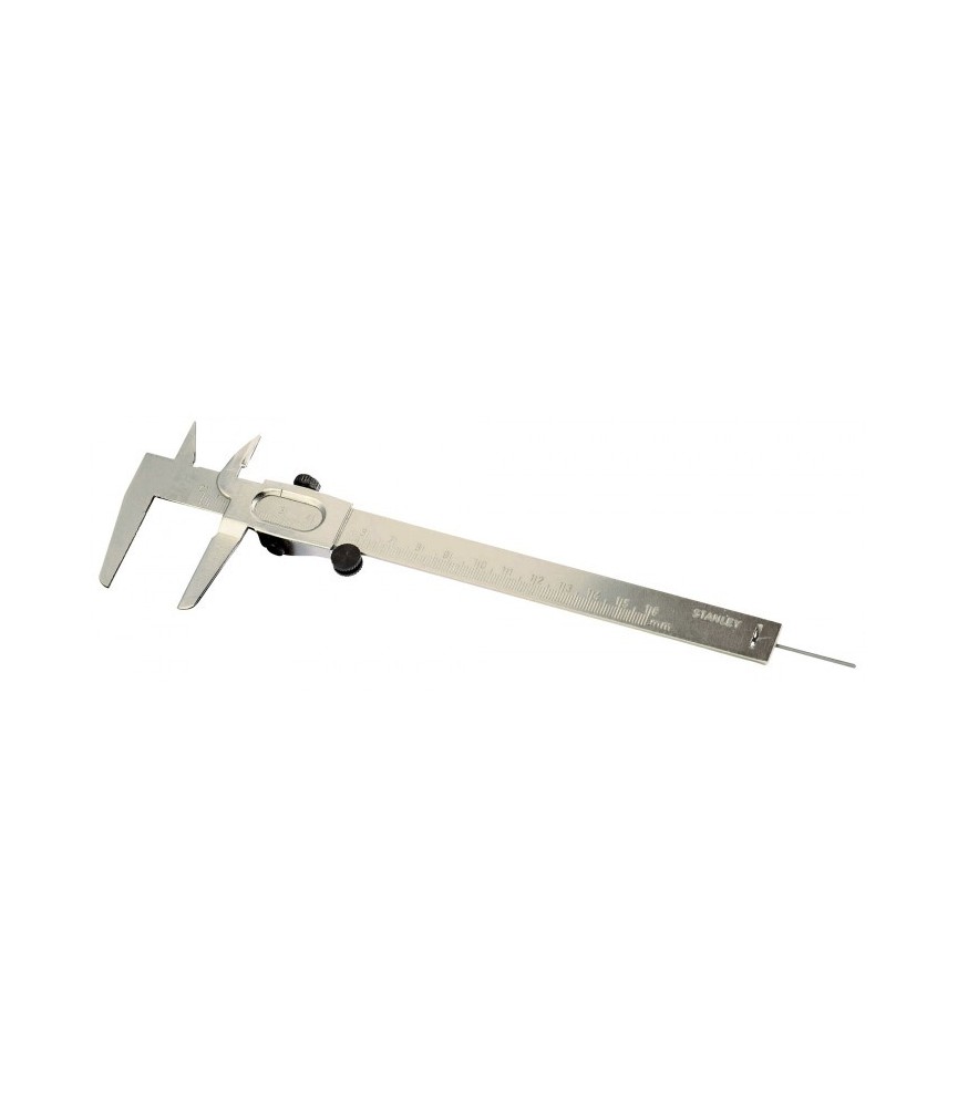 Pied à coulisse Type Universel 1/10 avec molette 150 mm - STANLEY Pied à coulisse Type Universel 1/10 avec molette 150 mm - STANLEY