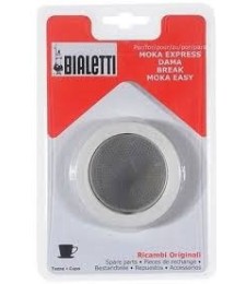Lot 3 joints + filtre Moka, Bialetti 12T (9 cm)