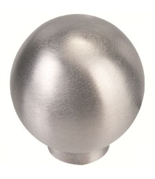 Bouton de porte design en inox mat -  25 mm