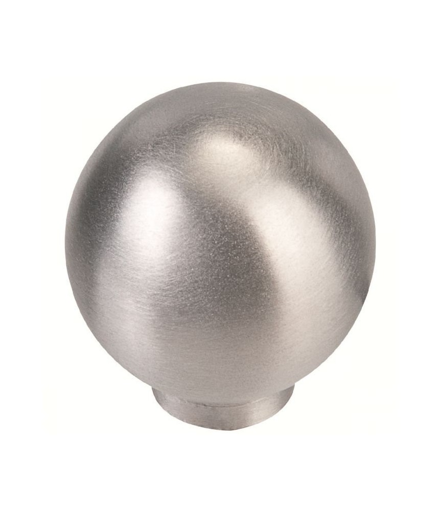 Bouton de porte design en inox mat - 25 mm Bouton de porte design en inox mat - 25 mm