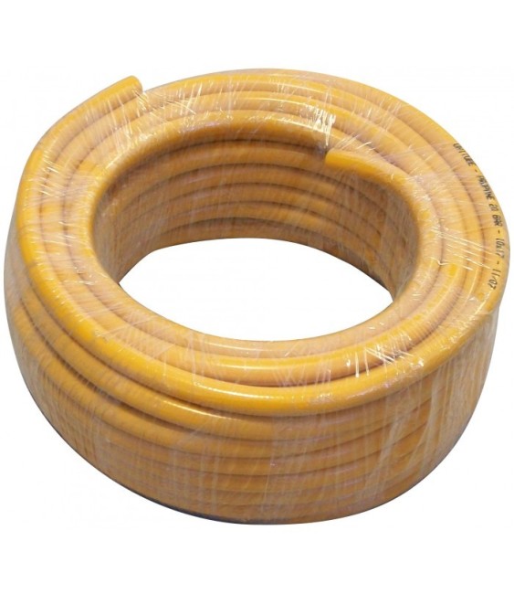 Tuyau propane PVC orange - Dimensions 6,3 x 12 mm - CAP VERT