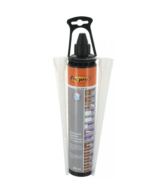 Scellement chimique polyester / Ton pierre - 300 ml - FIX'PRO
