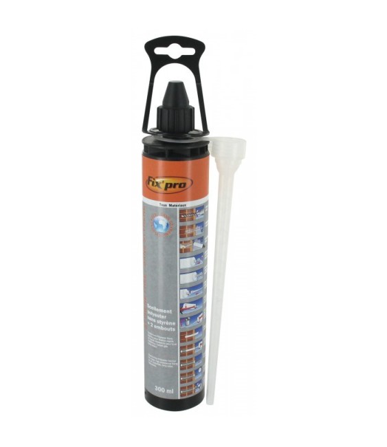 Scellement chimique polyester / Gris - 300 ml - FIX'PRO