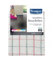Serpillière bouclettes - Sols lisses - 50 cm - STARWAX