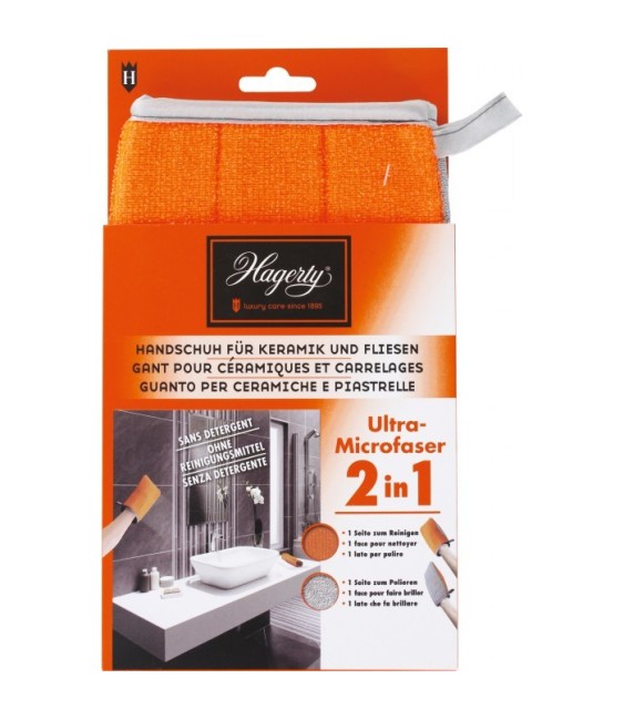 Gants en microfibre pour céramique et carrelages - HAGERTY