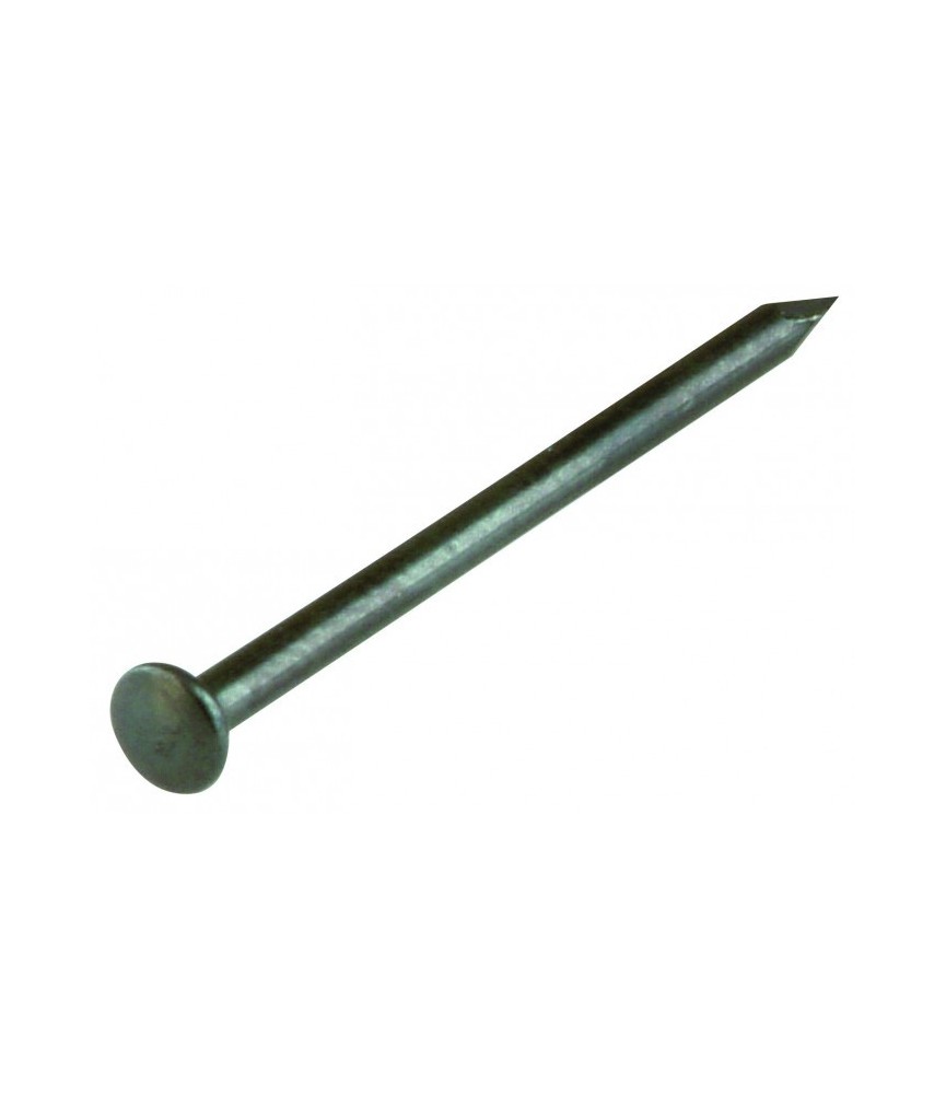 Pointe tête ronde acier trempé bleui F- 2 x 16 mm - Vendu par 50 - FIX'PRO