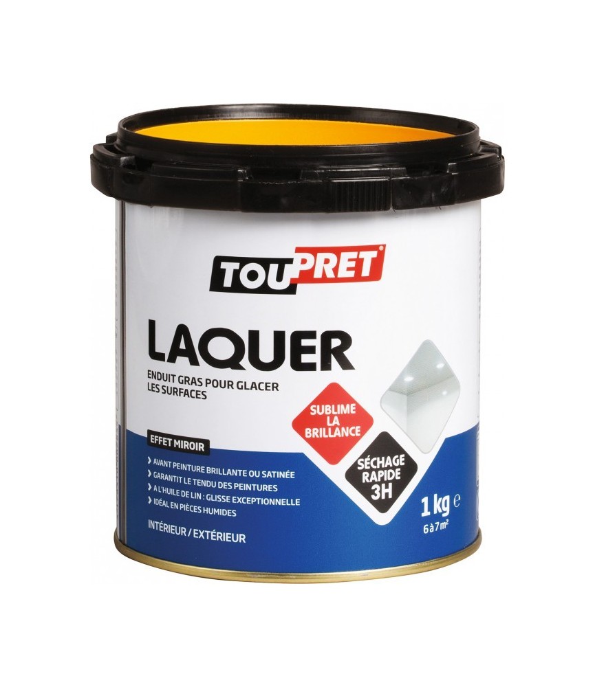 Enduit gras à laquer en pâte - 1 Kg - TOUTPRET Enduit gras à laquer en pâte - 1 Kg - TOUTPRET