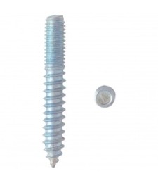 Vis double filet bois/métal acier zingué / 6 x 50 mm - FIX'PRO