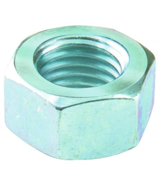 Ecrou hexagonal acier zingué - 4 mm - Lot de 12 - FIX'PRO