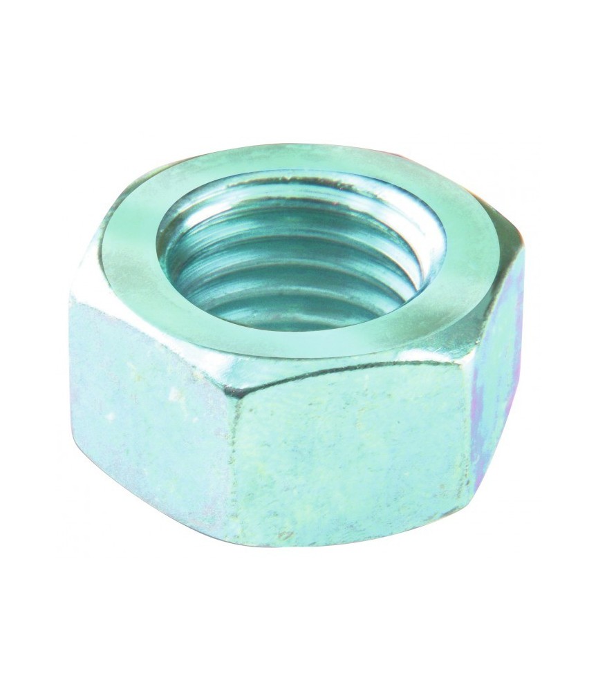 Ecrou hexagonal acier zingué - 12 mm - Lot de 4 - FIX'PRO