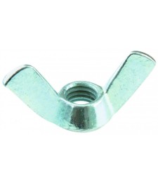 Ecrou à oreilles acier zingué - 5 mm - Lot de 6