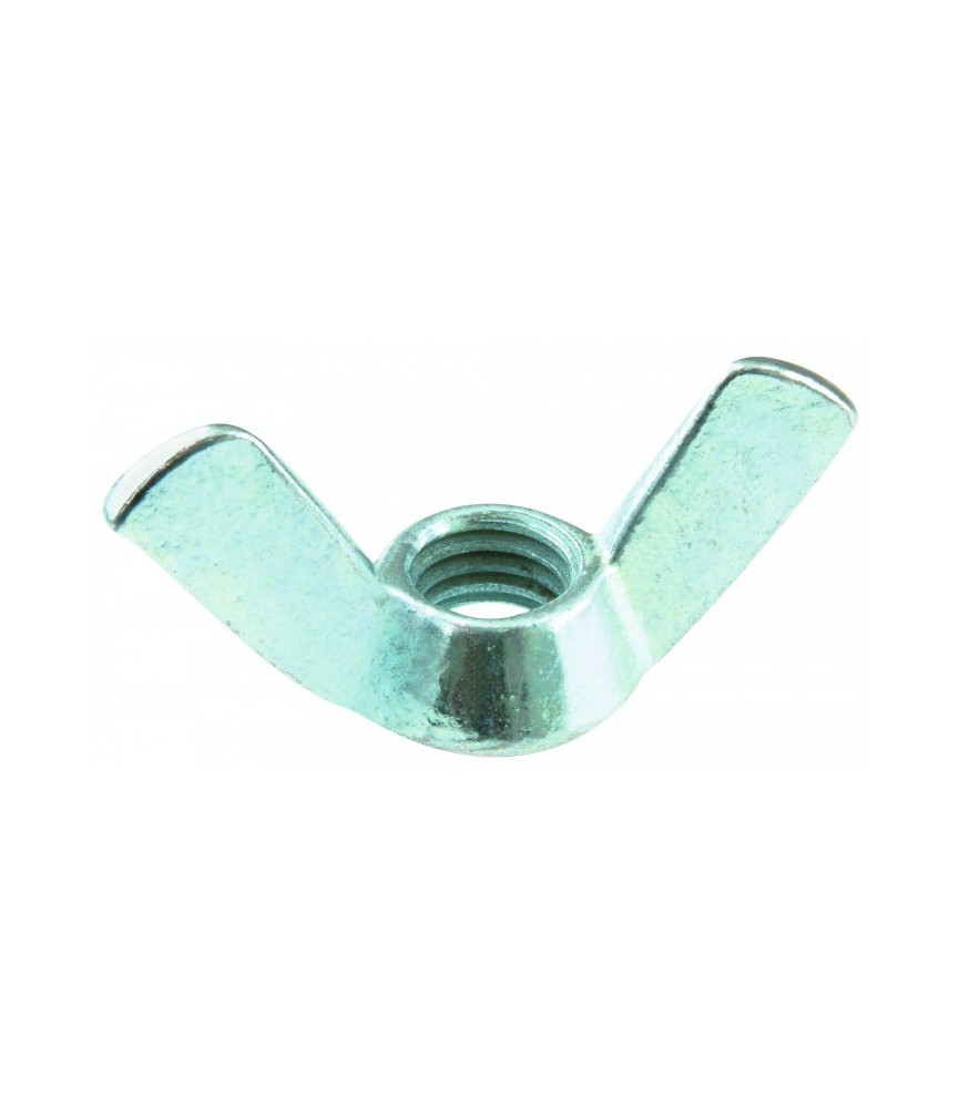 Ecrou à oreilles acier zingué - 5 mm - Lot de 6 Ecrou à oreilles acier zingué - 5 mm - Lot de 6