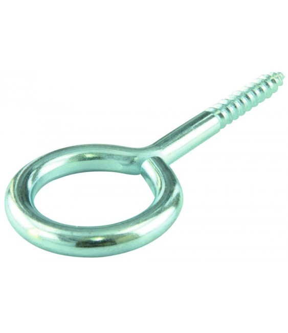 Piton à visser acier zingué -  3,3 x 20 mm - Par 6 - FIX'PRO