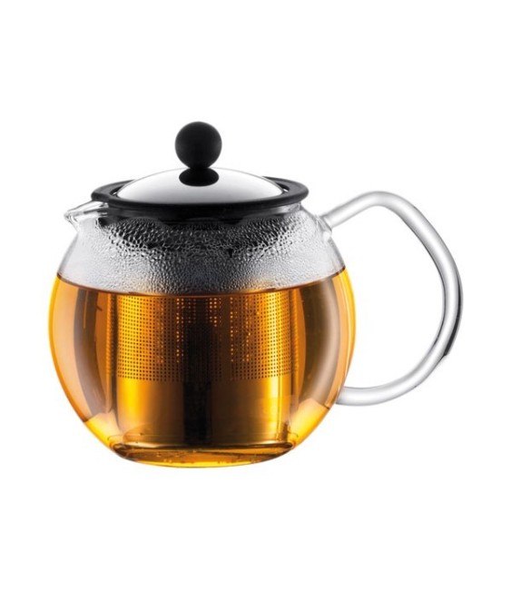 Théière à piston 0.5 L Assam - filtre inox, brillant de BODUM