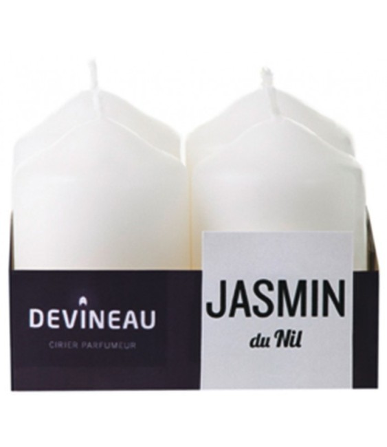 Bougie parfumée - Pot en verre - Jasmin du nil - DEVINEAU