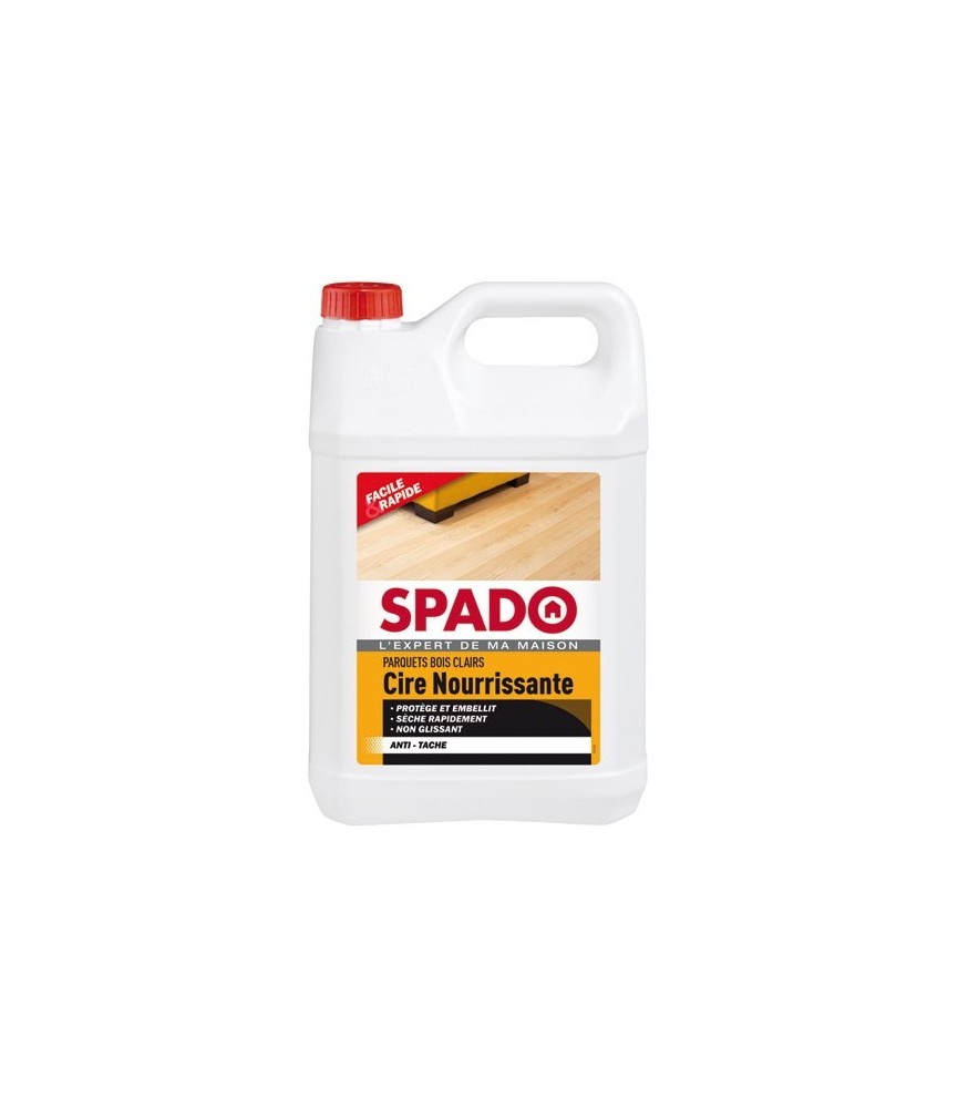 Cire liquide parquet - chêne clair - 5 L de SPADO Cire liquide parquet - chêne clair - 5 L de SPADO