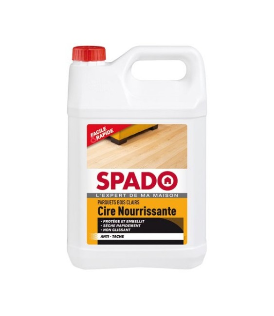 Cire liquide parquet - chêne clair - 5 L de SPADO