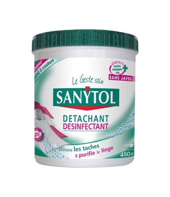 Poudre détachante désinfectante 450 g de SANYTOL