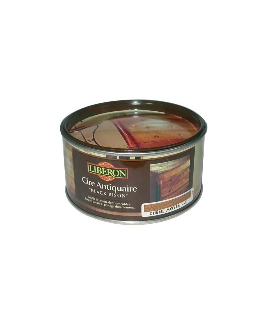 Cire des antiquaires black bison pâte - incolore - 500 ml - LIBERON
