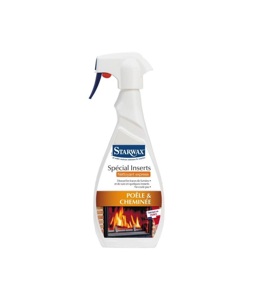Nettoyant insert de cheminées - 500 ml - STARWAX Nettoyant insert de cheminées - 500 ml - STARWAX
