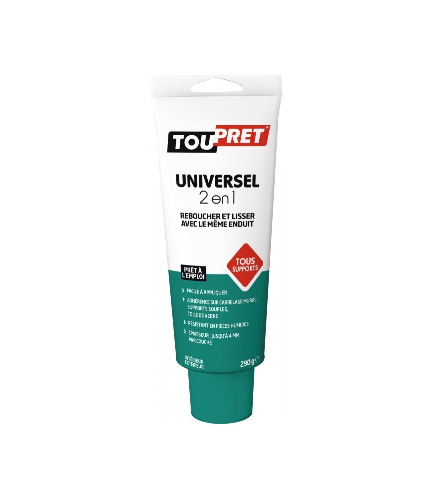 Enduit pâte universel 2 en 1 - 290 Grs - TOUTPRET