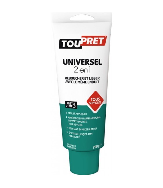 Enduit pâte universel 2 en 1 - 290 Grs - TOUTPRET