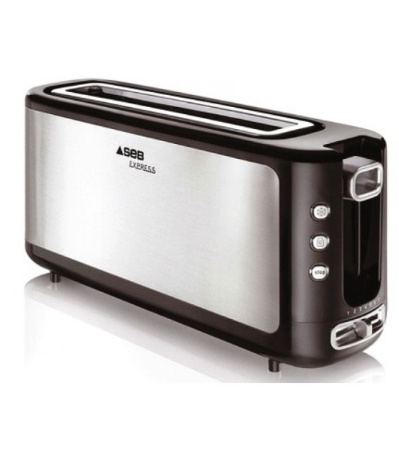 Grille-Pain Express Inox/Noir 37 x 18 x 10 cm - TEFAL