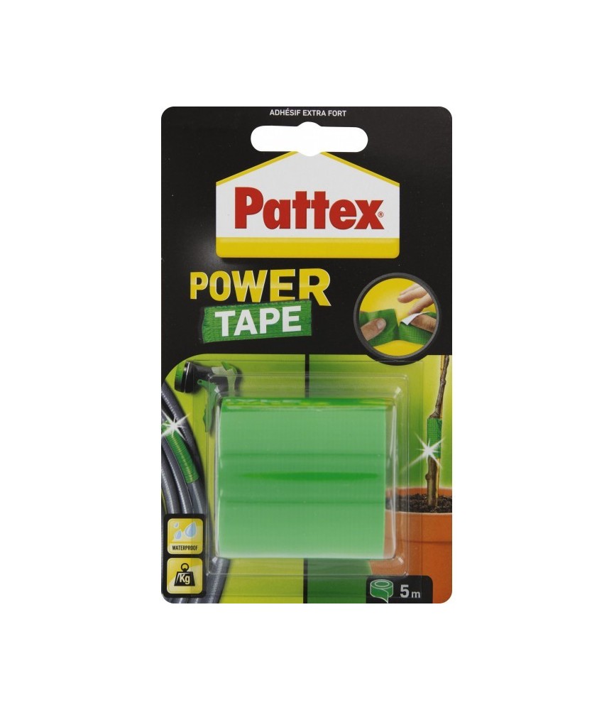 Adhésif super puissant Power tape Power Tape - Vert - Longueur 5 m