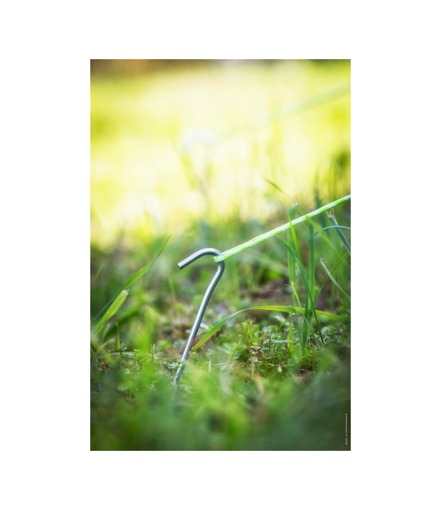 Piquet de tente acier - lot de 10 - D: 4.4 x 230 mm de CAO Piquet de tente acier - lot de 10 - D: 4.4 x 230 mm de CAO