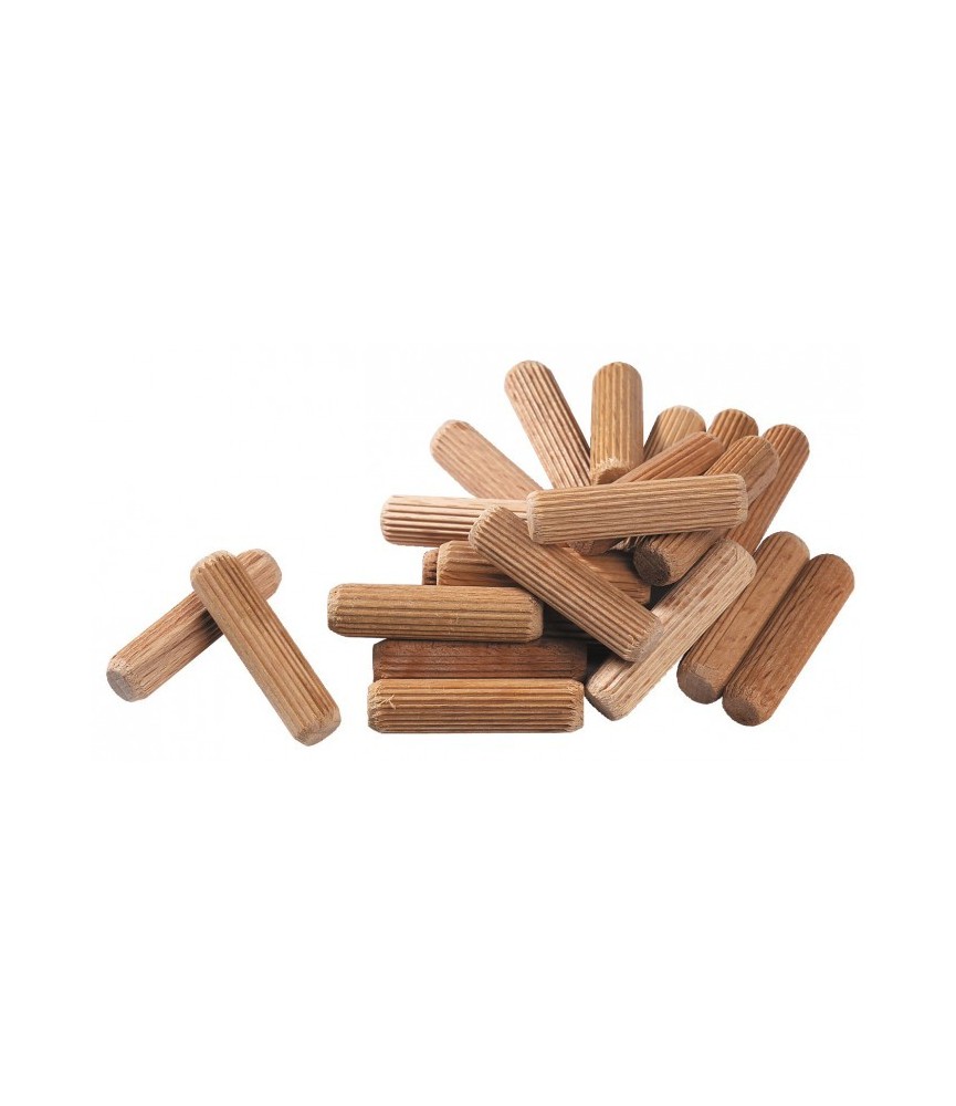 Tourillon en bois dur SCID - Dimensions 6 x 30 mm - Vendu par 100