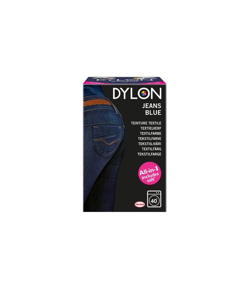 Teinture textile pour machine à laver - Jean 200 g - DYLON Teinture textile pour machine à laver - Jean 200 g - DYLON