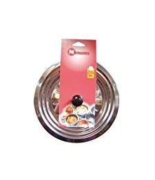 Couvercle anti-gras en inox - D: 28 à D: 30 cm - METALTEX
