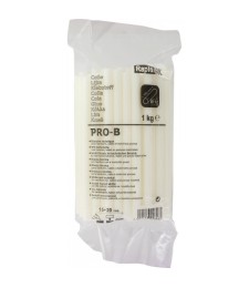 Colle blanche PRO-B pour pistolet RAPID - Diamètre 12 mm - 1 Kg