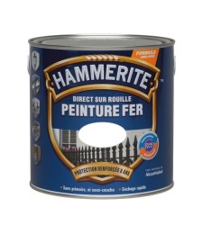 Peinture Fer brillant - Direct sur rouille - 2.5 L - Blanc - HAMMERITE