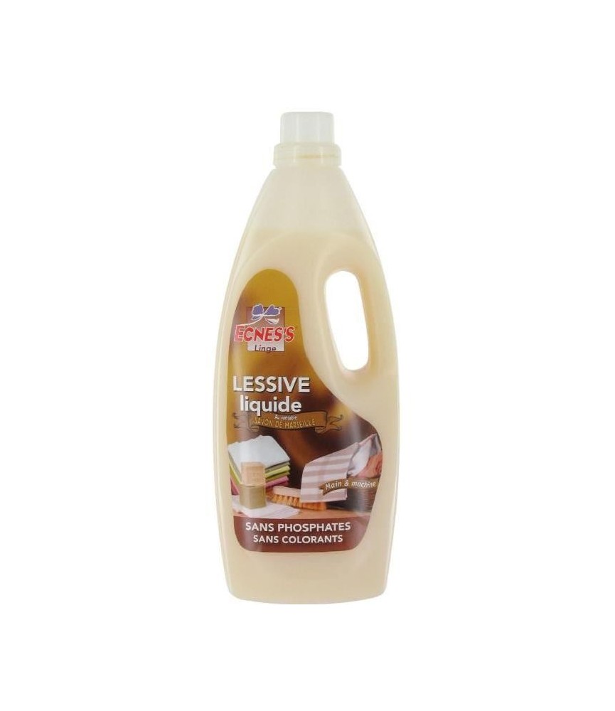 Lessive liquide - Savons de Marseille - Ecnes's - 2 L Lessive liquide - Savons de Marseille - Ecnes's - 2 L