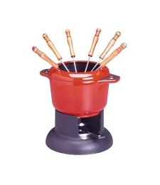 Service fondue - Rouge - INVICTA
