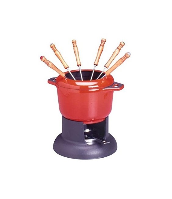 Service fondue - Rouge - INVICTA