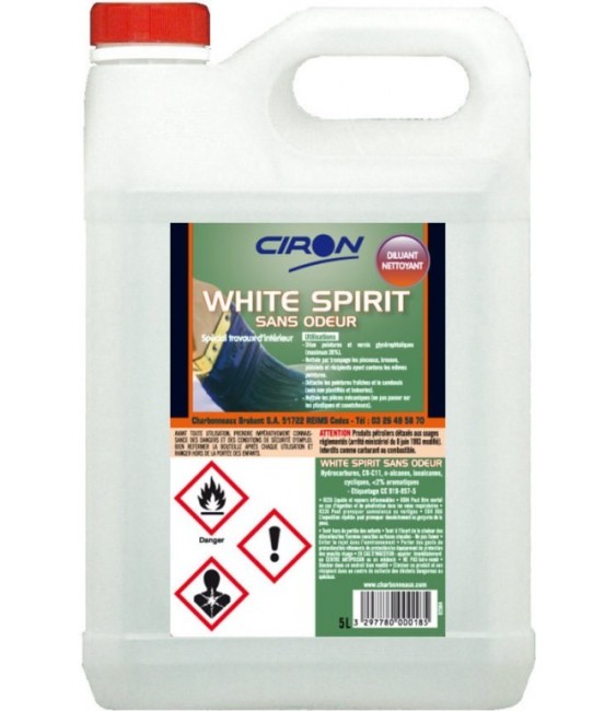 White spirit désaromatisé - 5 L - CIRON