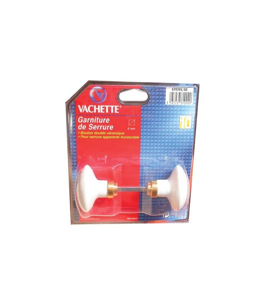Bouton double céramique - 6 mm Bouton double céramique - 6 mm