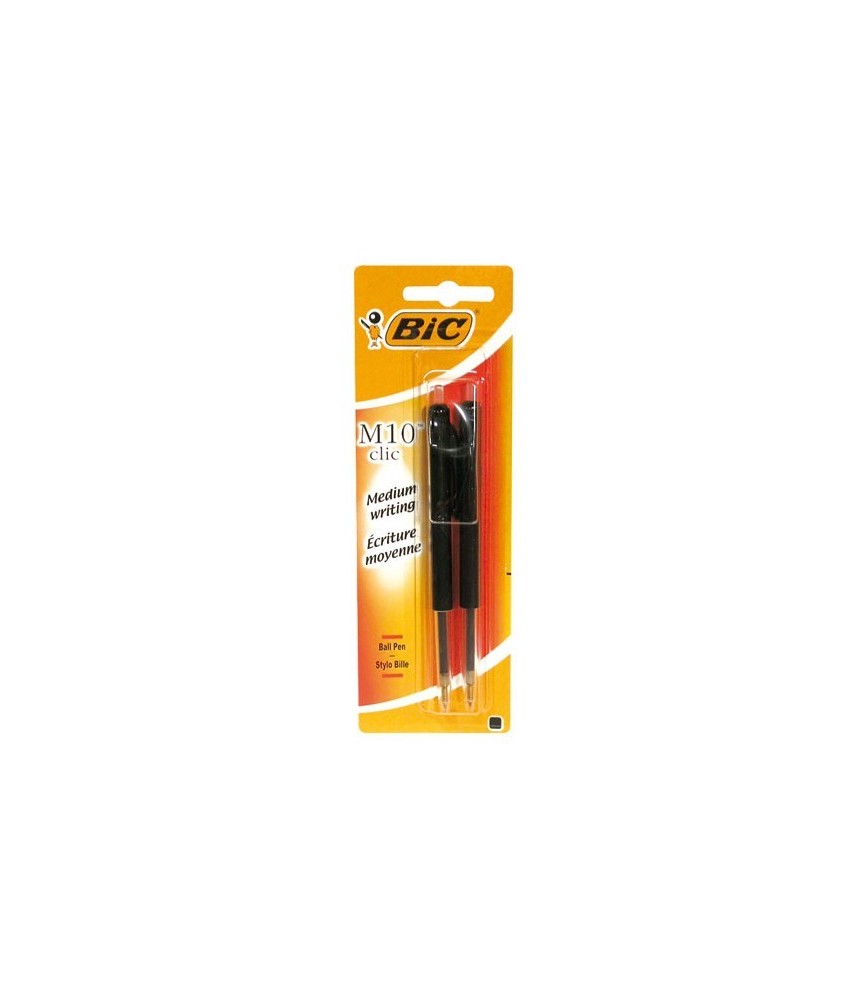 Stylo bille M10 noir x2 de BIC Stylo bille M10 noir x2 de BIC