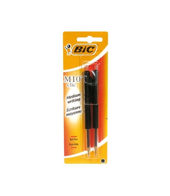 Stylo bille M10 noir x2 de BIC