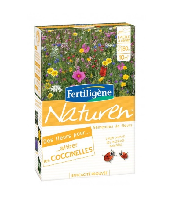 Prairie fleurie - Attire coccinelles - 60 gr - Naturen FERTILIGENE