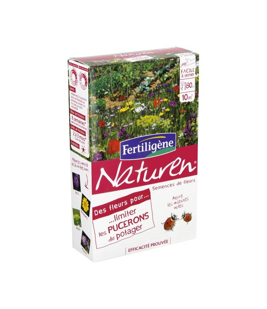Prairie fleurie - Limite pucerons - 60 gr - Naturen FERTILIGENE