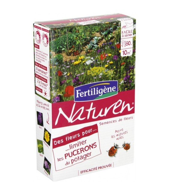 Prairie fleurie - Limite pucerons - 60 gr - Naturen FERTILIGENE