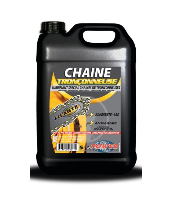 Huile filante spéciale chaine tronconneuse / Bidon 5 l - MINERVA